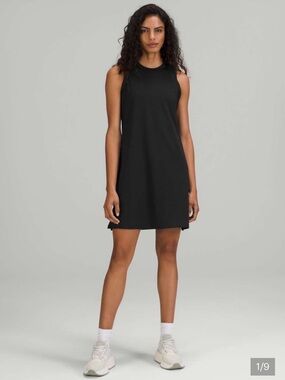 NWOT lululemon athletica Black Sleeveless Mini Dress